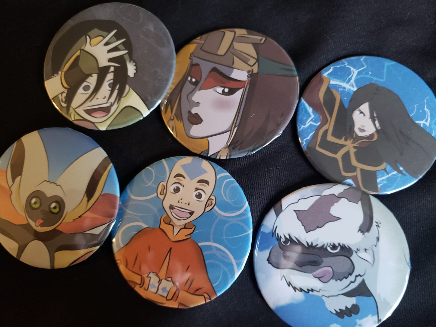 Avatar the Last Airbender Pin Back Buttons