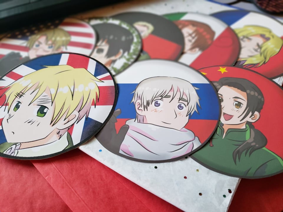 Hetalia Large Sticker Set