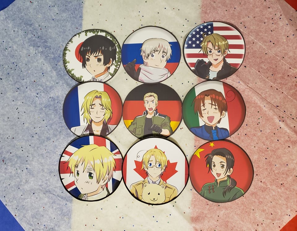 Hetalia Large Sticker Set