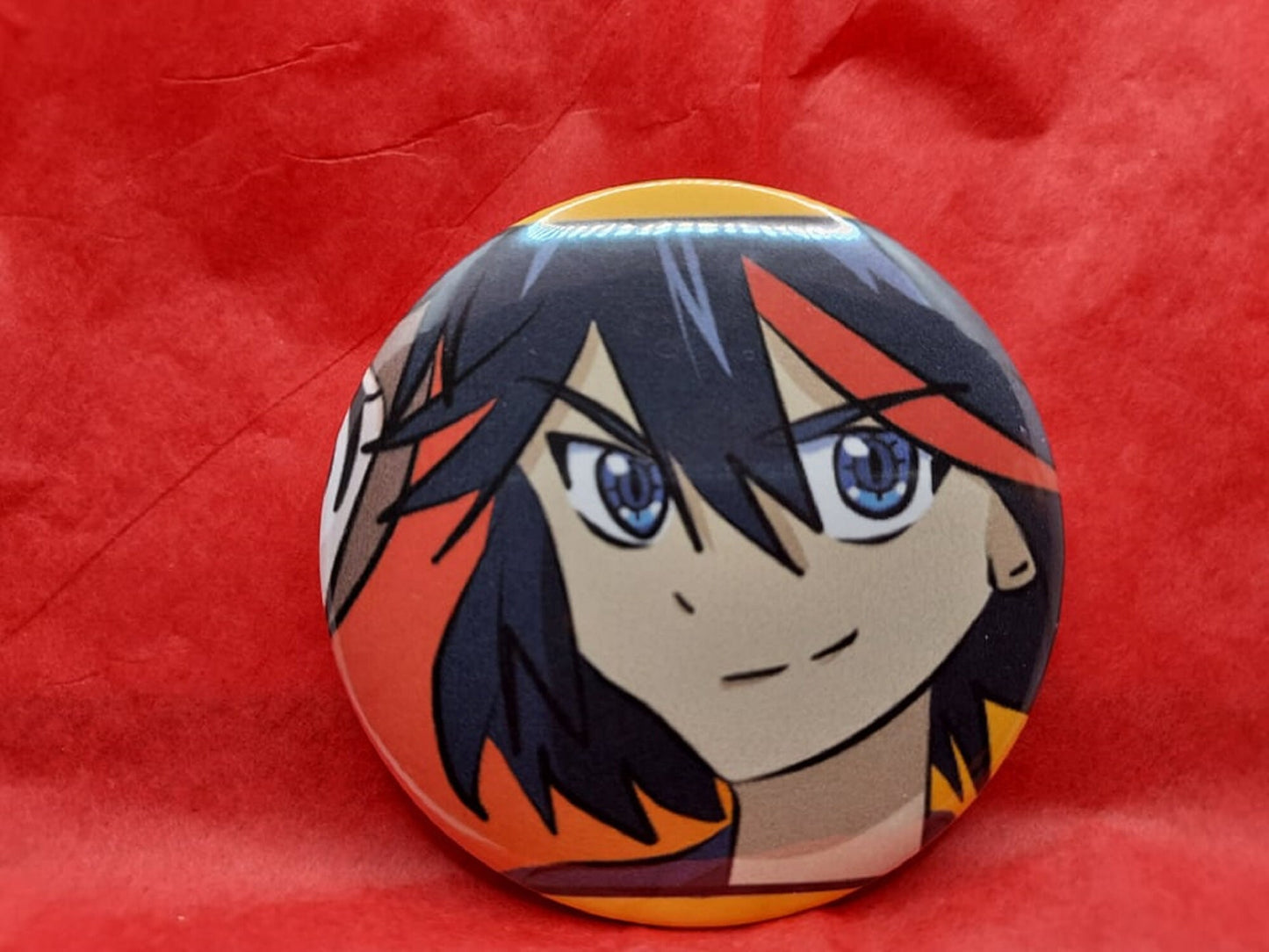 Mako and Ryuko Best Friend Pin Back Buttons