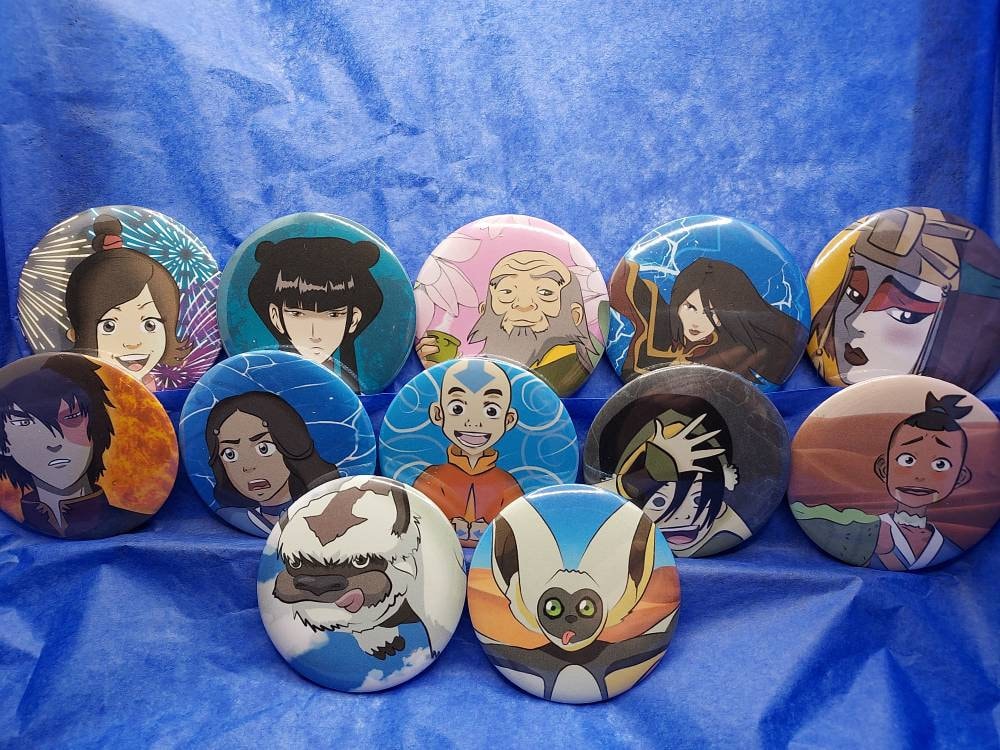 Avatar the Last Airbender Pin Back Buttons