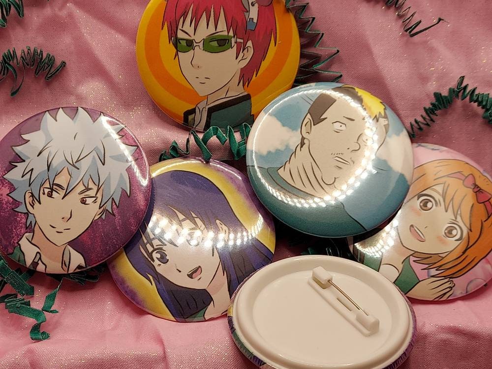 Anime Buttons, Badges en Pins