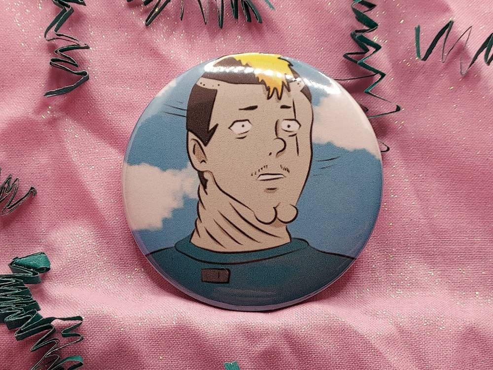 Saiki K Anime 2.25 inch Pin Back Buttons WITH FREE STICKER