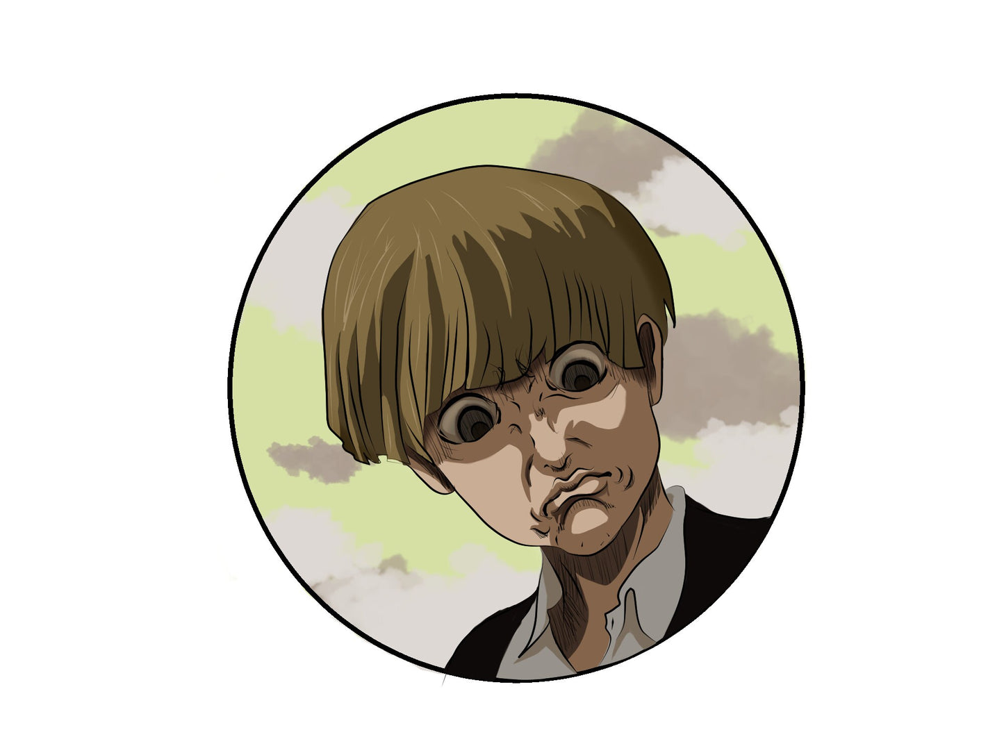 Yelena Meme Face Pin Back Button